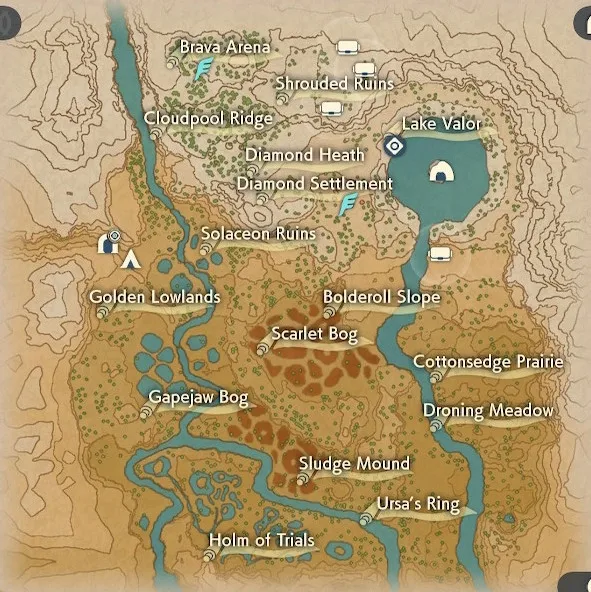 Alpha Pokemon in Pokemon Legends Arceus locations Crimson