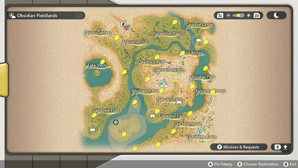 All Obsidian Fieldlands Wisp Locations Pokemon Legends Arceus