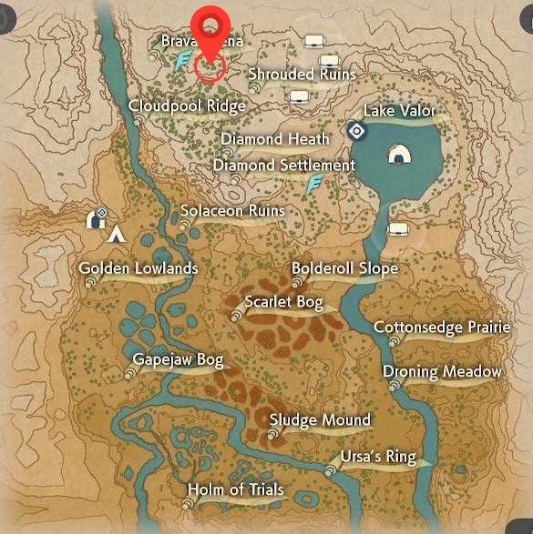 Crimson Mirelands Wood Location Map Pokemon Legends Arceus