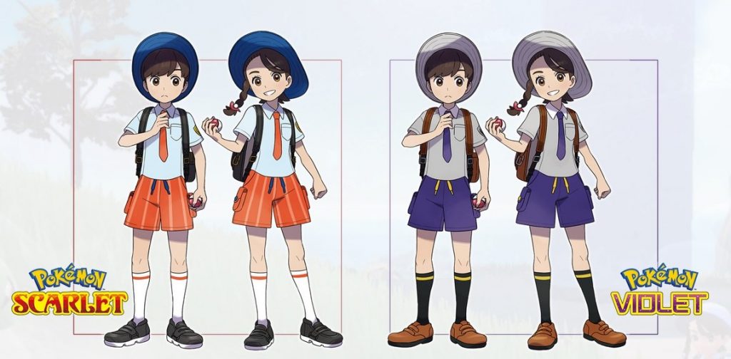pokemon scarlet and violet main characters