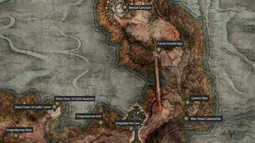 Caelid North Map 2
