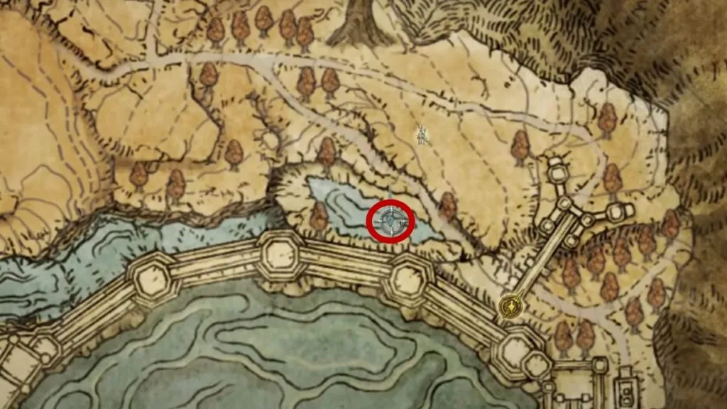 Elden Ring Dung Eater Moat Location Map