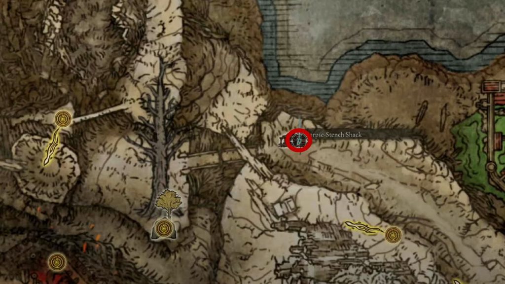 Elden Ring Golden Vow Incantation Location Map