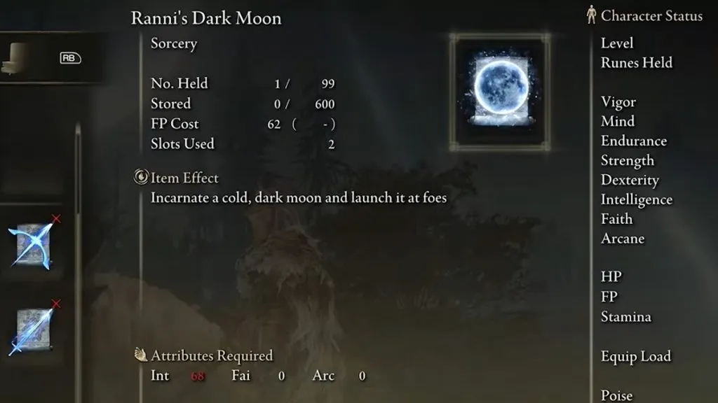 Elden Ring Ranni's Dark Moon
