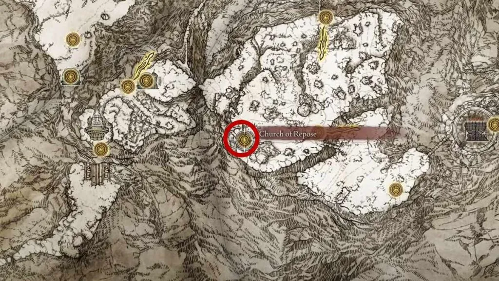 Elden Ring Rivers of Blood Katana Location