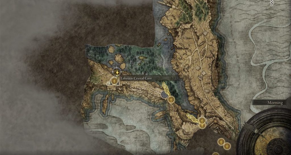 Lakeside Crystal Cave Map Elden Ring