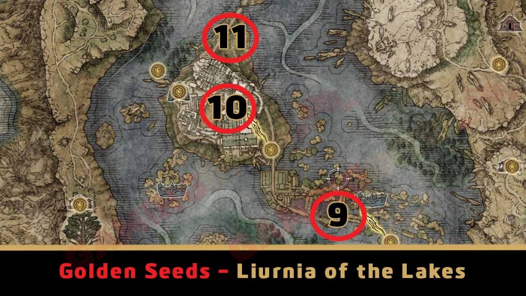 Liurnia of the Lakes Golden Seed Locations