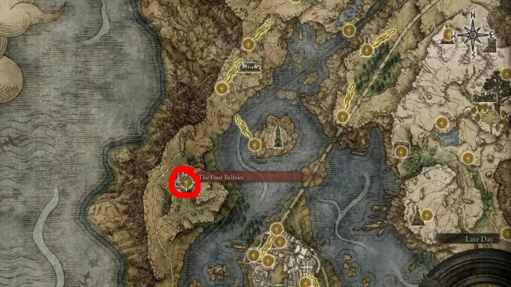 The Four Belfries Elden Ring Location