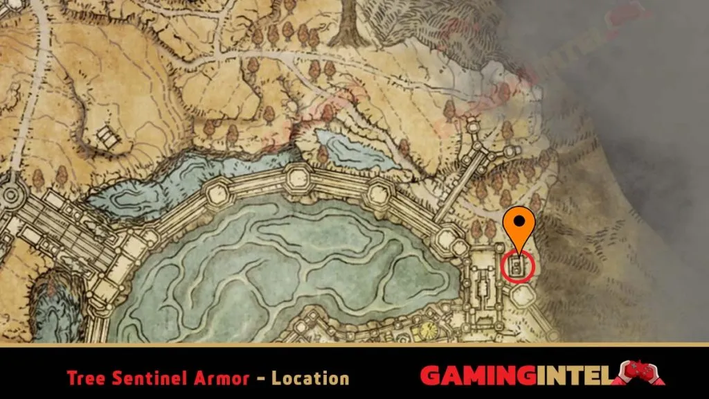 Elden Ring tree sentry armor location