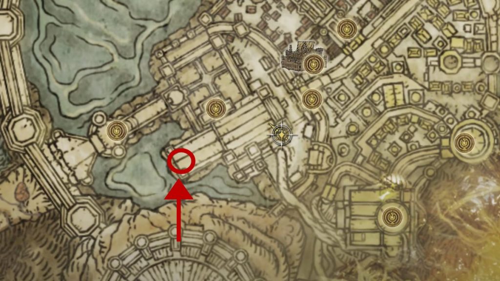 Elden Ring Coded Sword Location Map