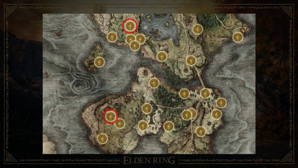 Four-Toed Fowl Foot Farming Map Elden Ring