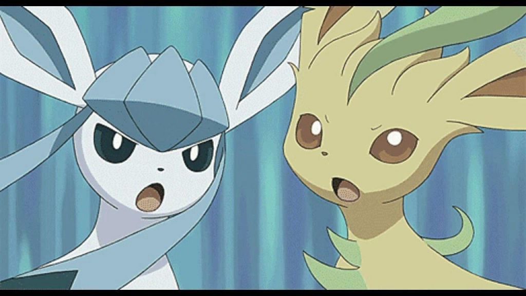 Leafeon and Glaceon