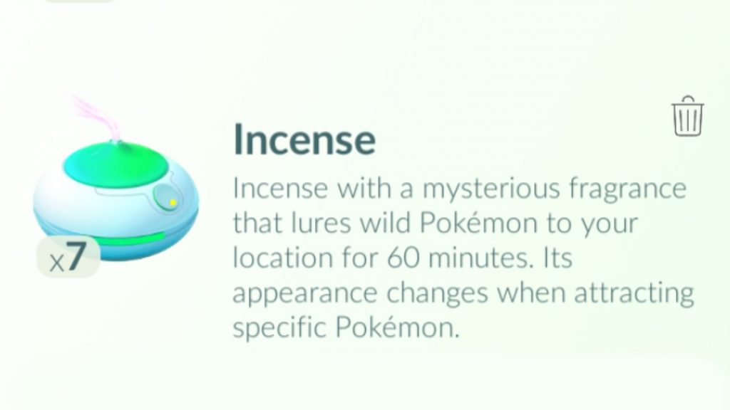 Pokemon GO incense