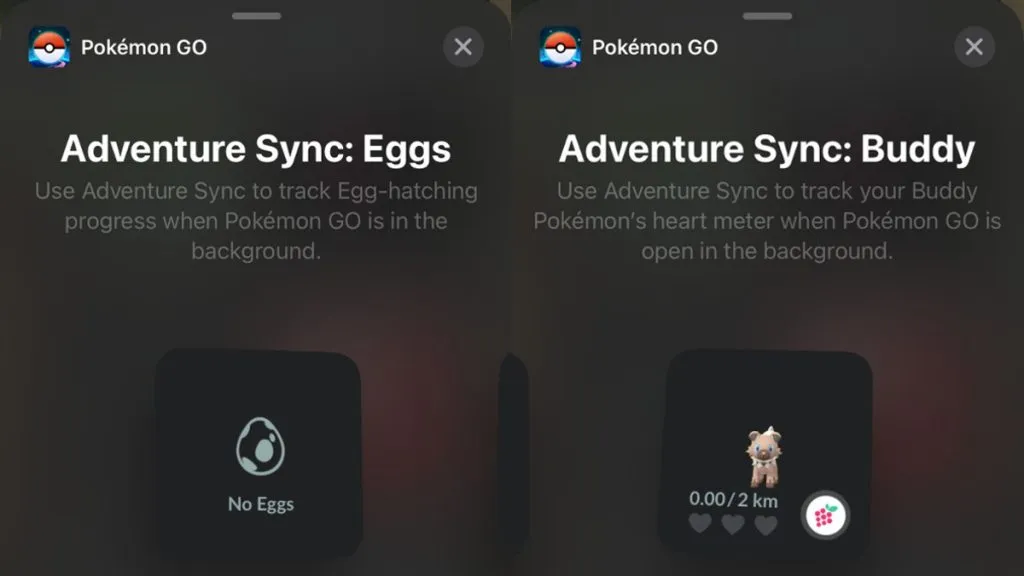 Pokemon GO Buddy And Egg Widget