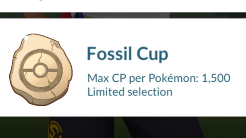 Pokemon GO Fossil Cup