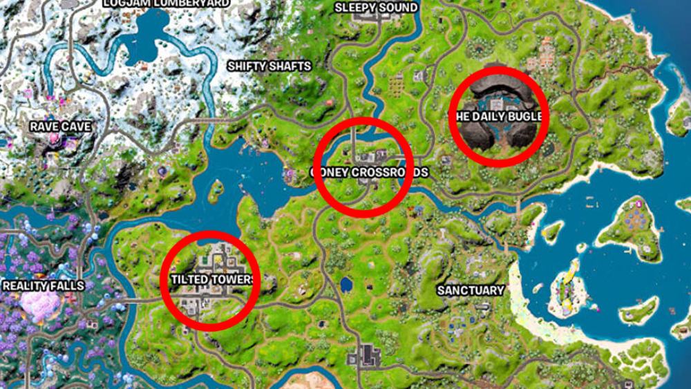 Where to Find Junk Rifts in Fortnite