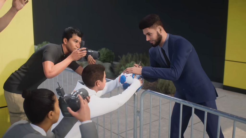 Player being signed in FIFA 23 Career Mode