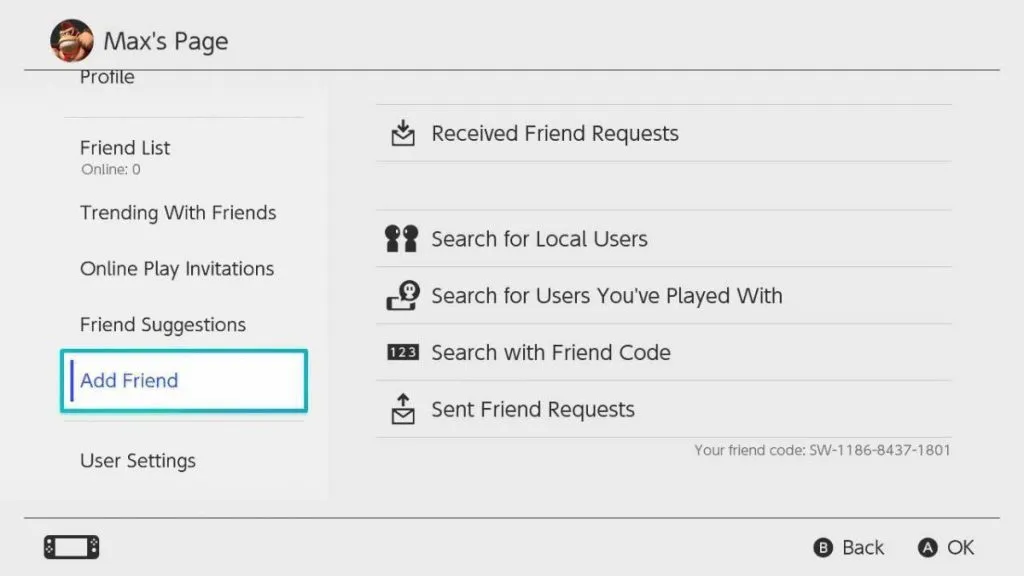How to Add Friends on Nintendo Switch Online