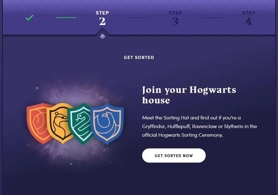 Join Your Hogwarts House