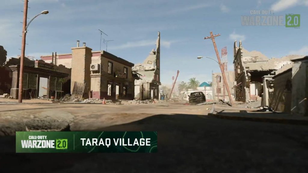 the MW2 multiplayer map Taraq Village
