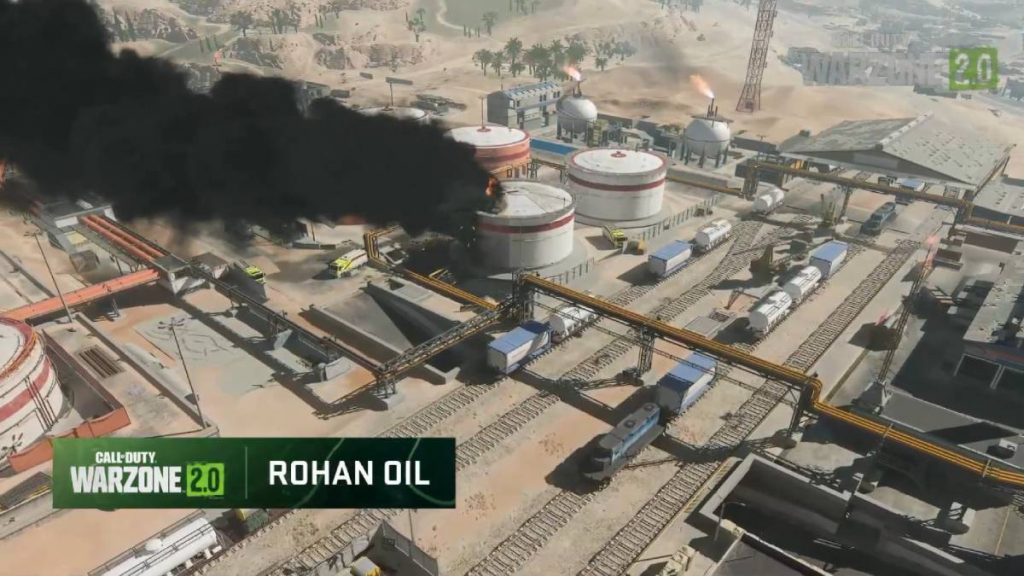 the multiplayer MW2 map Rohan Oil