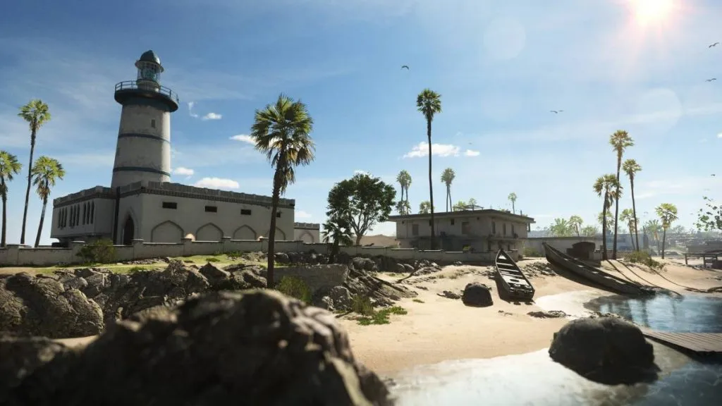 the map Sariff Bay from MW2 multiplayer mode
