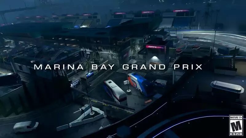 Marina Bay Grand Prix Map MW2