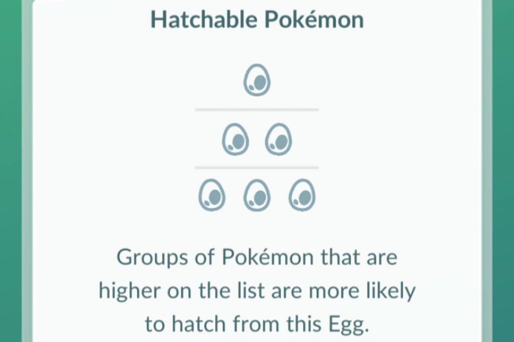Pokemon GO Hatchable Pokemon Guide
