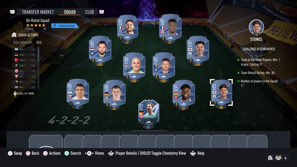 FIFA 23 Base Icon Pack 86 Rated Squad