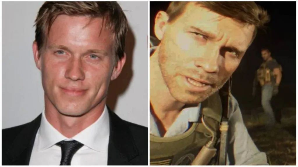 on the left is Warren Kole and on the right is Commander Phillip Graves from MW2