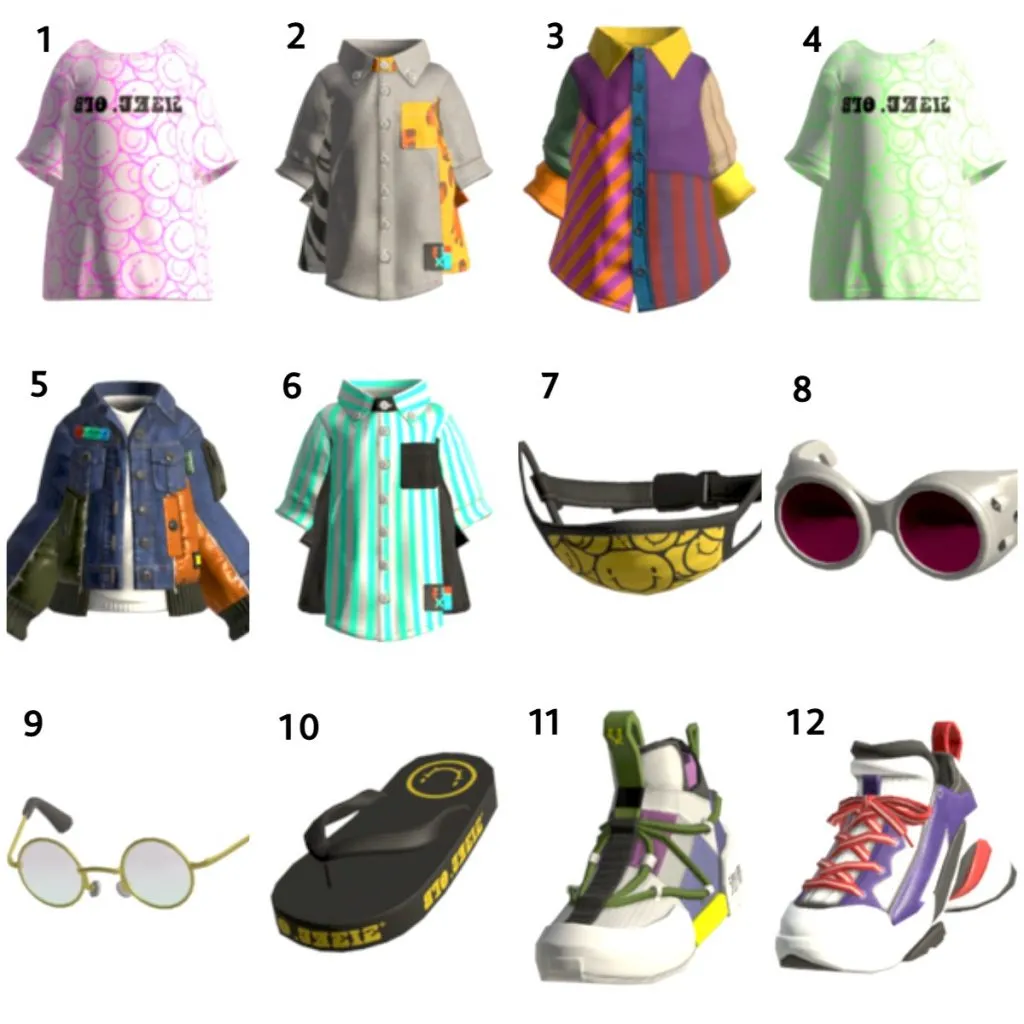 the Emberz brand of clothing from Splatoon 3