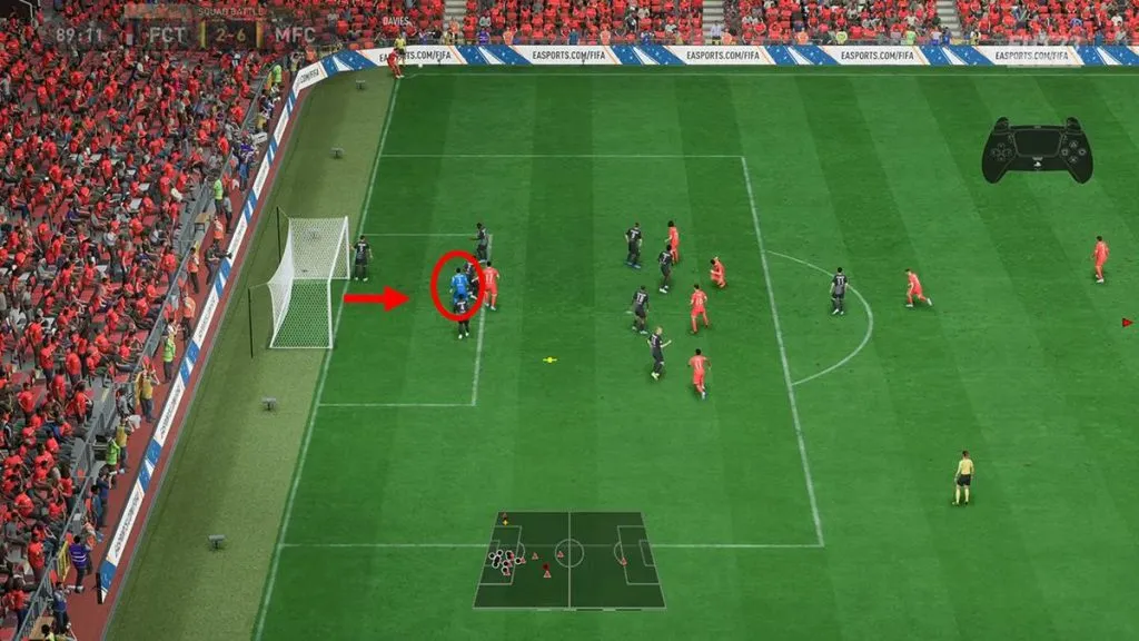 Move Keeper for Corner FIFA 23