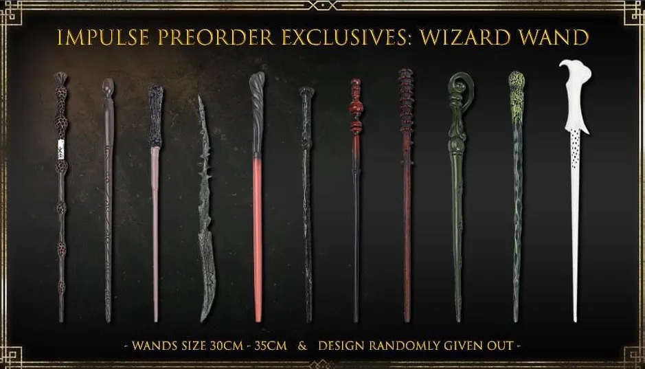 Hogwarts Legacy Pre-Order Wands