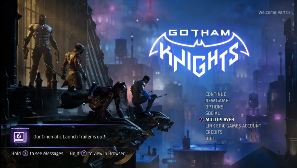 How to Quick Play Multiplayer Gotham Knights