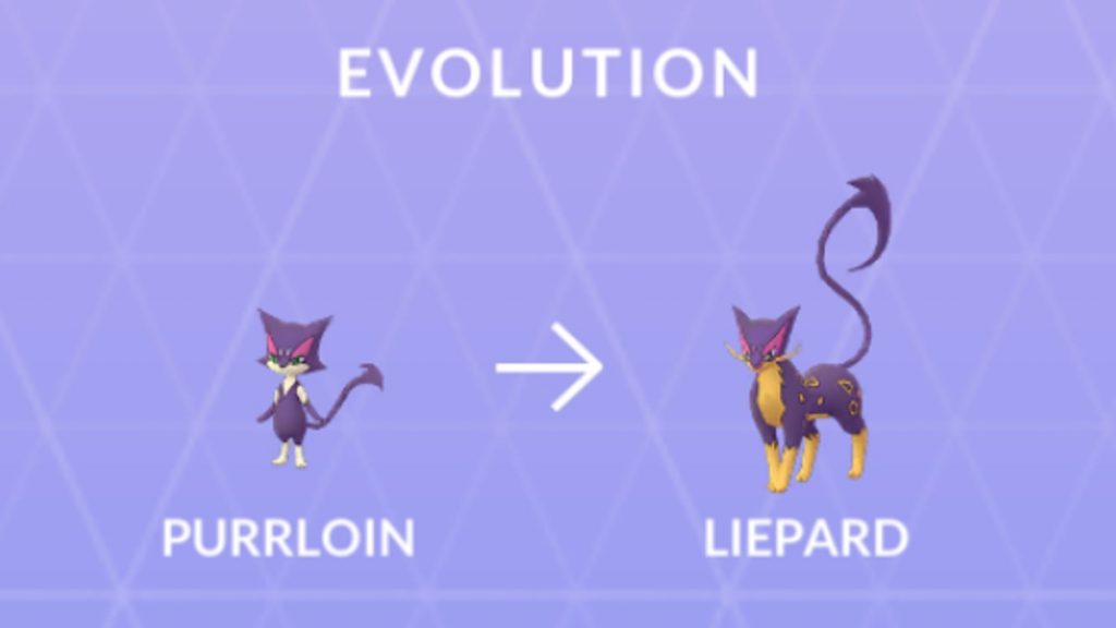 Purrloin Liepard Evolution Pokemon GO