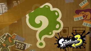 the Sunken Scroll book cover from Splatoon 3 with the Splatoon 3 logo in the bottom right
