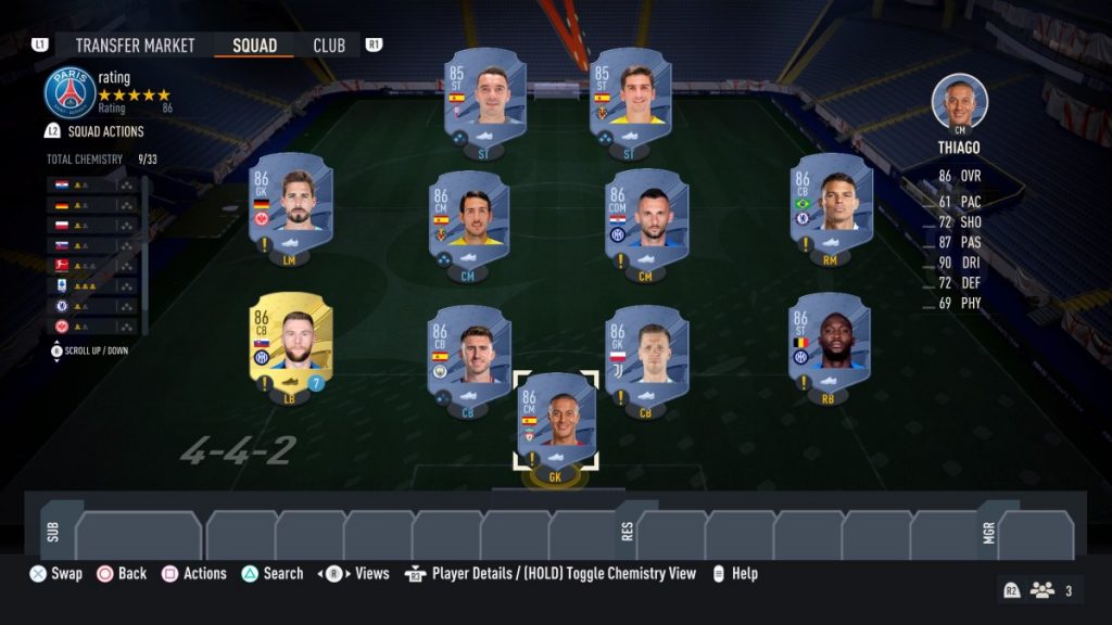 FIFA 23 86 Rated Squad Combination