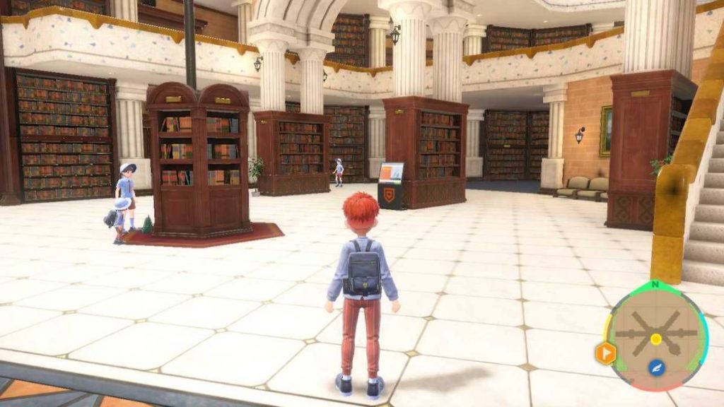 the player stood in the Naranja Academy in Pokemon Scarlet