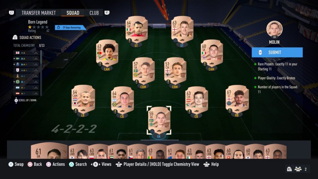 FIFA 23 Van Persie Born Legend SBC