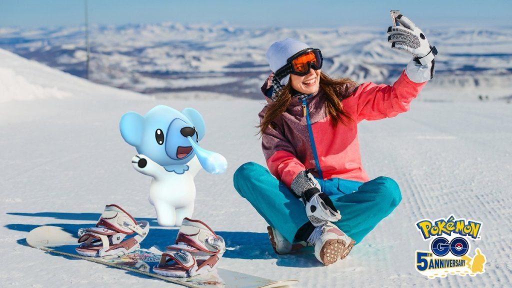 Cubchoo Pokemon GO Snowboard