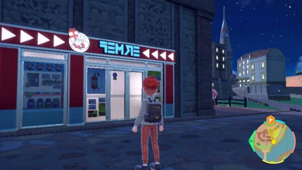 the Delibird Presents shop in Mesagoza in Pokemon Scarlet & Violet