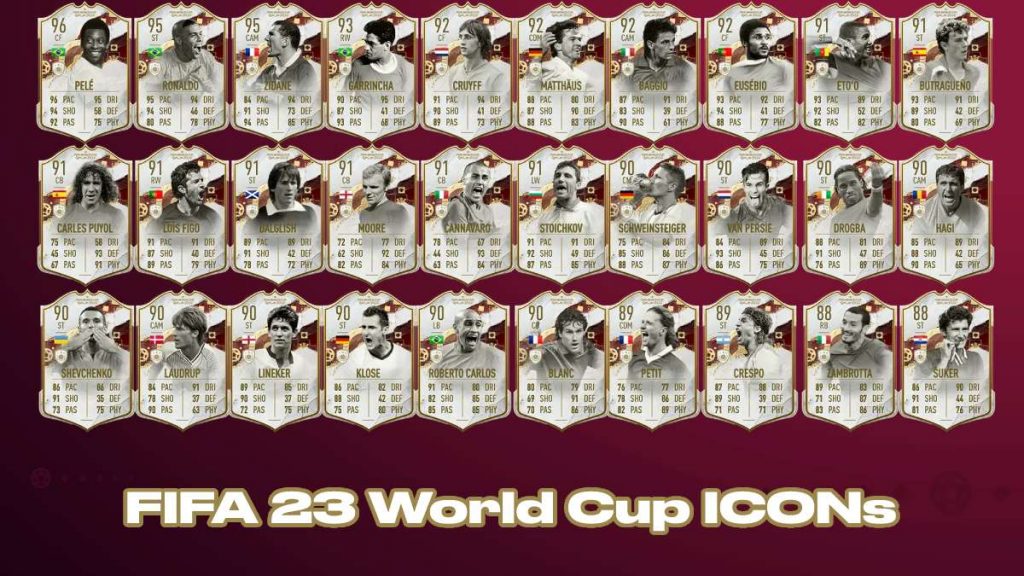 Every FIFA 23 World Cup Icon