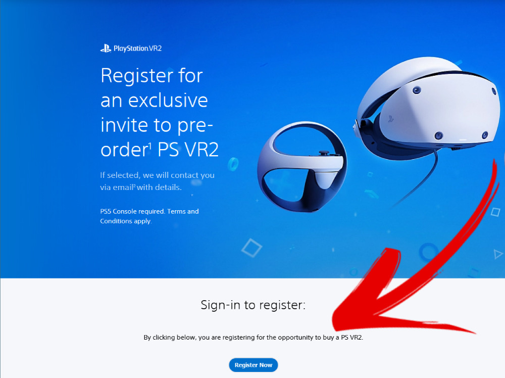 How to Register for a PS VR2 Pre-Order Invite