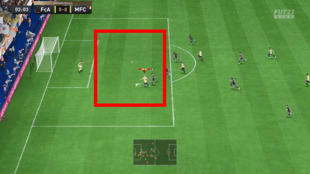 FIFA 23 Low Driven Shot Area