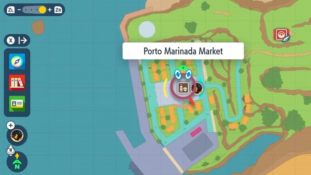 Porto Marinada Map Location Pokemon Scarlet Violet