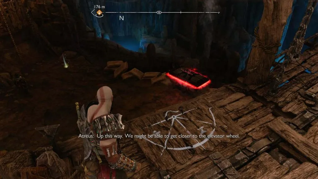 the second step of the second mine puzzle in god of war ragnarok