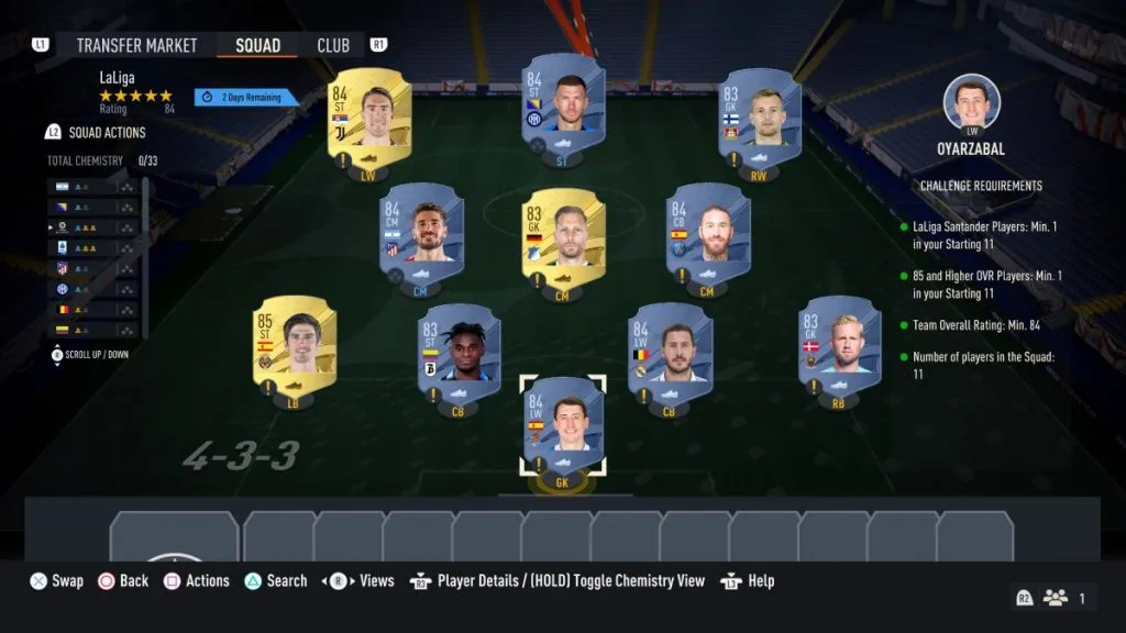 FIFA 23 Acuna SBC Squad 3