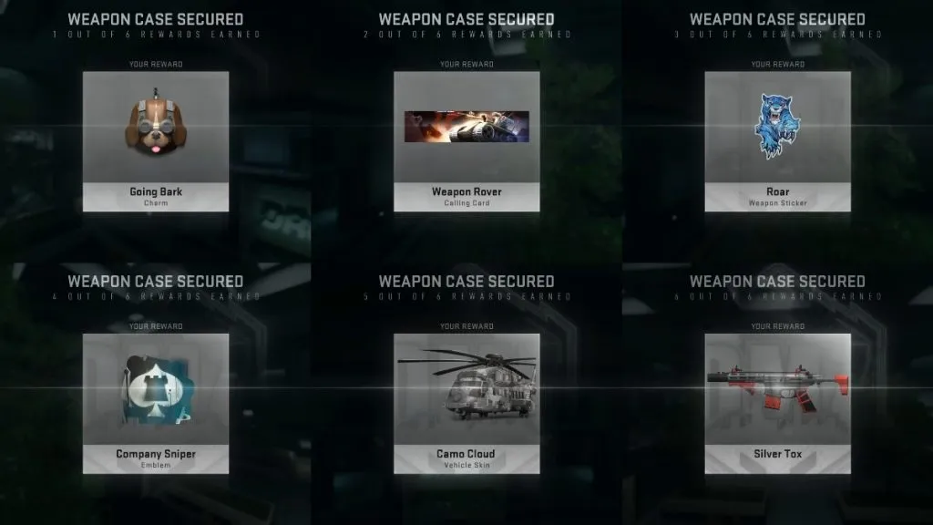 DMZ Building 21 Weapon Case Rewards
