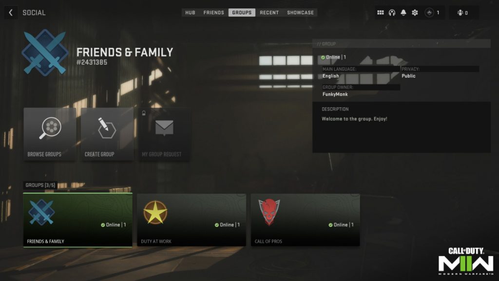 How to Create or Join a Group in Call of Duty