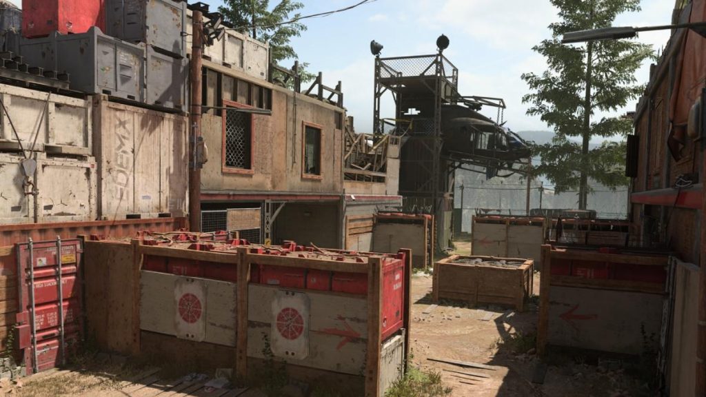 the MW2 multiplayer map Shoot House